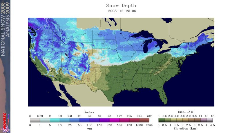 Illustration for article titled Will Your City See Snow on December 25th?